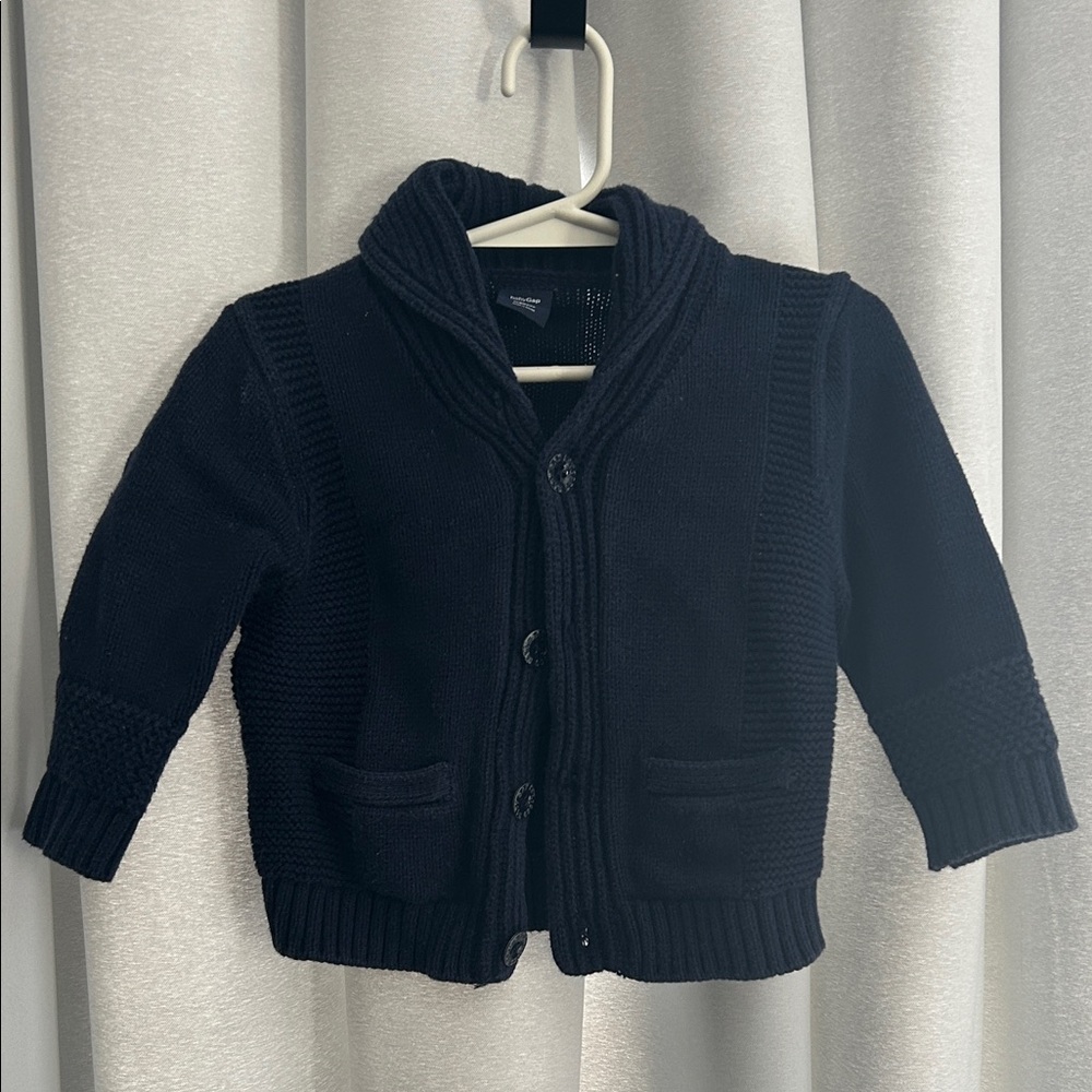 GAP Dark Blue Baby Cardigan